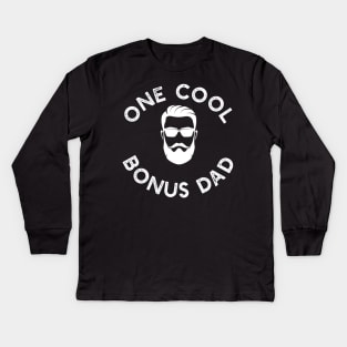 Cool Bonus Dad Kids Long Sleeve T-Shirt